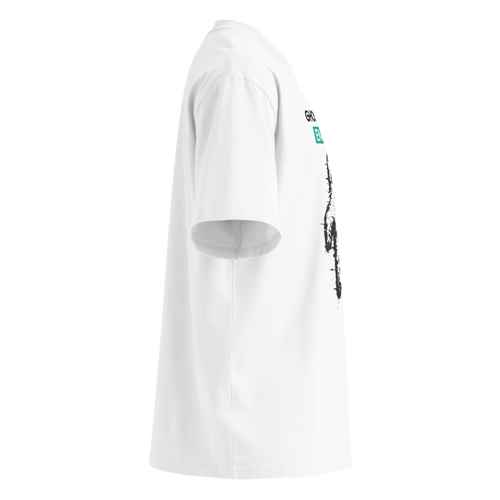 Ghost Mode: Enabled – Oversized Organic High-Neck T-Shirt
