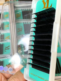 Cashmere PRO Extra Matte Deep Black Lashes【0.07mm 16-lines】【Best Quality Ever】