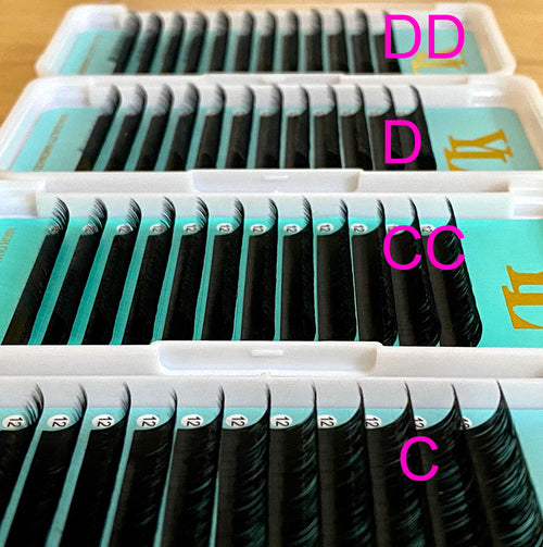 i Curl, J Curl, 0.03mm Bottom Lashes Cashmere PRO Extra Matte Deep black lashes【BEST QUALITY EVER】