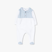 PURETE - Blue Velour Footie