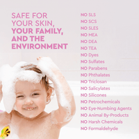 Baby Bubble Bath (Hypoallergenic) Puracy