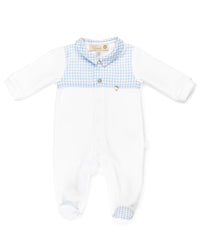 PURETE - White Interlock Footie