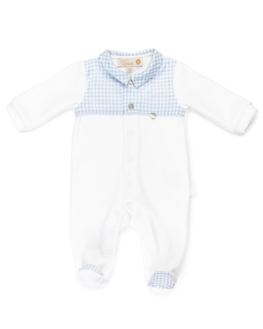 PURETE - White Interlock Footie