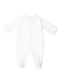 PURETE - Ivory Interlock Footie