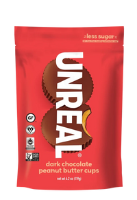 UNREAL Dark Chocolate Peanut Butter Cups 3 pack (120g)