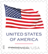 2025 U.S. Flag Forever Postage Stamps Roll/Coil – 100 Count