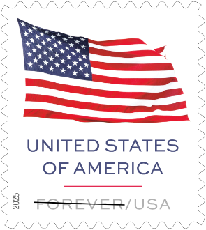2025 Forever Postage Stamps Roll/Coil - 100 Count