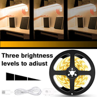 USB Sensor Strip Light LED with Motion Detection for Closet and Home