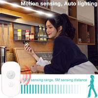 USB Sensor Strip Light LED with Motion Detection for Closet and Home