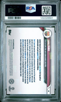 Graded 2024 Topps Now UCL Lamine Yamal #148 Orange Foil /25 Rookie RC Soccer Card PSA 10 Gem Mint