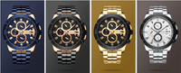 Men's Waterproof  Watch With Chronometers Day View And Fluorescent Hands Unique  Luxury Design  Perfect Gift