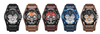 Men's Leather Waterproof Watch With Chronometers And Fluorescent Hands Excellent Design Perfect Gift