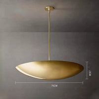 Vintage Hanging Lights for Living Room with Copper Finish