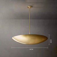 Vintage Hanging Lights for Living Room with Copper Finish