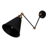 Vintage-Inspired Folding Wall Mounted Light Fixture Design