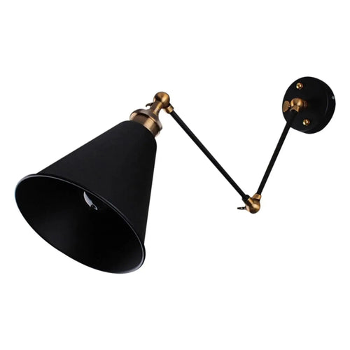 Vintage-Inspired Folding Wall Mounted Light Fixture Design