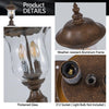 Vintage Outdoor Lights - Waterproof Garden Patio & Walkway Lamp