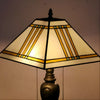 Vintage Square Tiffany-Inspired Lamp for Sale