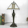 Vintage Square Tiffany-Inspired Lamp for Sale