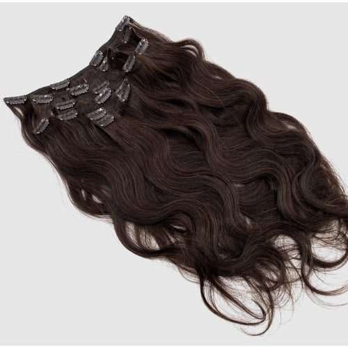 VIP Clip Extensions/ Body Wave  18" - ClipeX System