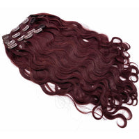 VIP Clip Extensions/ Body Wave  18" - ClipeX System