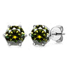 VVS D Color Russian Cut Moissanite Stud Earrings 1/2/4 CT S925 Sterling Silver