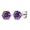 VVS D Color Russian Cut Moissanite Stud Earrings 1/2/4 CT S925 Sterling Silver