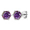 purplish red / 0.5 ct each
