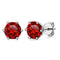 garnet red / 0.5 ct each