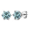 VVS D Color Russian Cut Moissanite Stud Earrings 1/2/4 CT S925 Sterling Silver