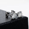 VVS D Color Russian Cut Moissanite Stud Earrings 1/2/4 CT S925 Sterling Silver