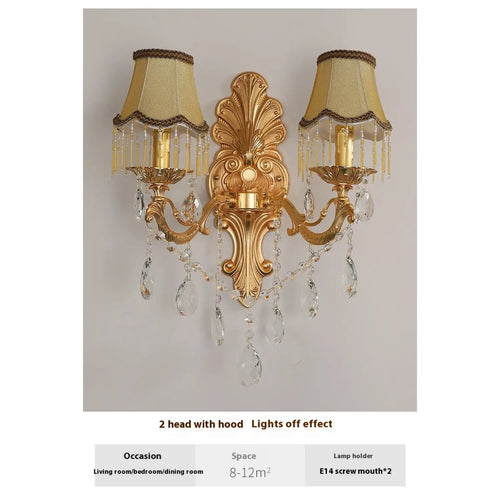 Wall Chandelier with Vintage Design for Elegant and Cozy Ambiance