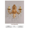 Wall Chandelier with Vintage Design for Elegant and Cozy Ambiance