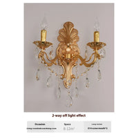 Wall Chandelier with Vintage Design for Elegant and Cozy Ambiance