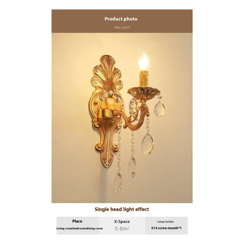 Wall Chandelier with Vintage Design for Elegant and Cozy Ambiance