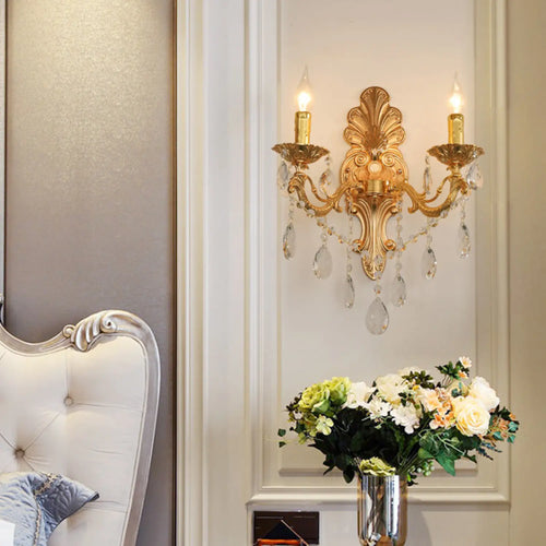 Wall Chandelier with Vintage Design for Elegant and Cozy Ambiance