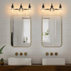 Wall Lights Bedroom Vanity with Glass Shades and E26 Socket