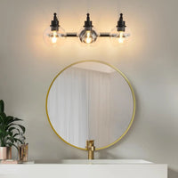 Wall Lights Bedroom Vanity with Glass Shades and E26 Socket