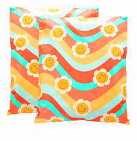 Wavy Daisy Poly Mailers Size 14x17 Spring Poly Mailers