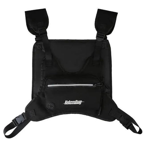 White Fashion Men Lightweight Chest Bag Running Pack For Workouts Running Phone Holder With Extra Storage Minimalist Design