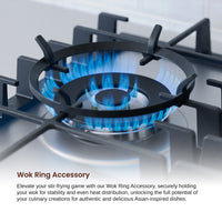 Rangaire 34" Gas Cooktop 5 Burners Stainless Steel RCG341S Rangaire Appliances