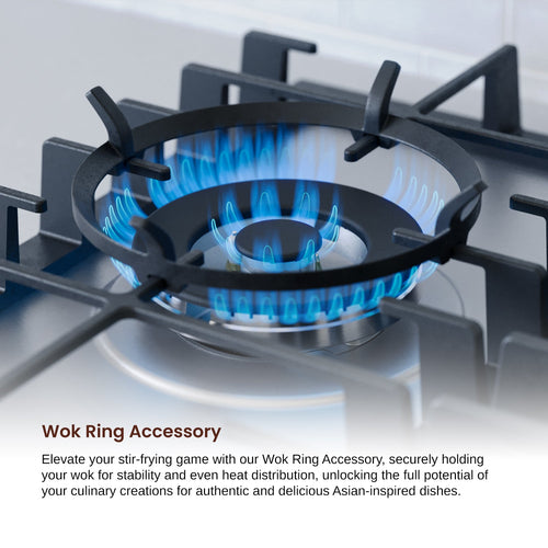 Rangaire 34" Gas Cooktop 5 Burners Stainless Steel RCG341S Rangaire Appliances