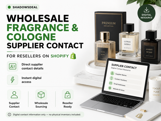 Wholesale Fragrance & Cologne Supplier Contact