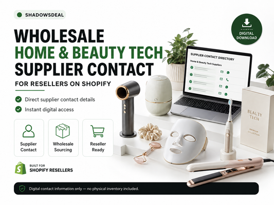 Wholesale Home & Beauty Tech Supplier Contact