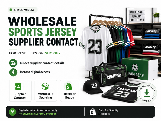 Wholesale Sports Jersey Supplier Contact