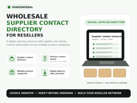Wholesale Supplier Contact Directory for Resellers