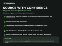 Wholesale Supplier Contact Directory for Resellers