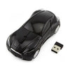 Wireless Black Sports Car USB Mouse Design Computer 1600 DPI Mouse Mini Ergonomic Gaming Mouse For Laptop And Computer 2.4Ghz