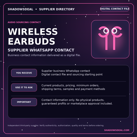 Wholesale Wireless Earbuds Supplier Contact