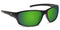 Matte Black / Polarized Amber with Green Mirror / No Bifocal/Reader (Plano) ($90)